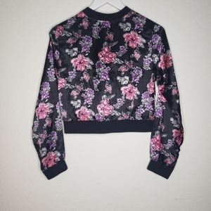 Justice Jackets & Coats - Justice Floral Satin Bomber Jacket Justice Jackets & Coats - Justice Floral Satin Bomber Jacket